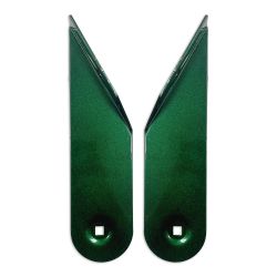 SECONDS - Wizard of Oz Emerald City Metallic Green Powder Coated Backbox Hinge Set